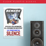 War Poster - Silence - 13 x 19 inches