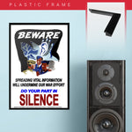 War Poster - Silence - 13 x 19 inches