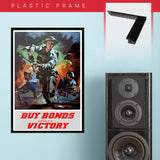 War Poster - Victory Bonds - "To Victory" - 13 x 19 inches