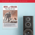War Poster - Men Of Valor - 13 x 19 inches