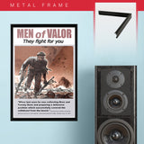 War Poster - Men Of Valor - 13 x 19 inches