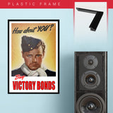 War Poster - Victory Bonds - "Man" - 13 x 19 inches