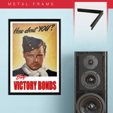 War Poster - Victory Bonds - "Man" - 13 x 19 inches