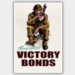 War Poster - Victory Bonds - "Buy More" - 13 x 19 inches