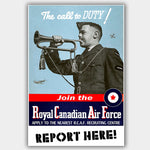 War Poster - RCAF - "Duty" - 13 x 19 inches