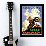 War Poster - Our Army - 13 x 19 inches