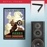 War Poster - Our Army - 13 x 19 inches