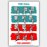 War Poster - Call & Answer - 13 x 19 inches