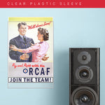War Poster -  RCAF - "Well Done" - 13 x 19 inches