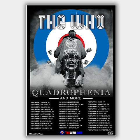 Who (2012) - Concert Poster - 13 x 19 inches