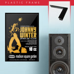 Johnny Winter with 10Cc (1975) - Concert Poster - 13 x 19 inches
