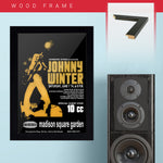 Johnny Winter with 10Cc (1975) - Concert Poster - 13 x 19 inches