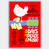 Woodstock  with   (1969) - Concert Poster - 13 x 19 inches