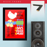 Woodstock  with   (1969) - Concert Poster - 13 x 19 inches