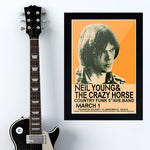 Neil Young (1970) - Concert Poster - 13 x 19 inches