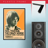 Neil Young (1970) - Concert Poster - 13 x 19 inches