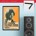Neil Young (1970) - Concert Poster - 13 x 19 inches