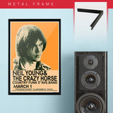 Neil Young (1970) - Concert Poster - 13 x 19 inches