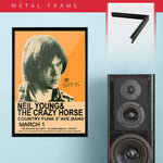 Neil    Signature Young (1970) - Concert Poster - 13 x 19 inches