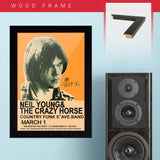Neil    Signature Young (1970) - Concert Poster - 13 x 19 inches