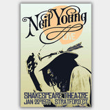 Neil Young (1971) - Concert Poster - 13 x 19 inches