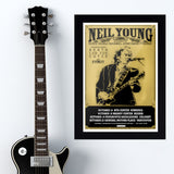 Neil Young with Deathcab For Cut (2008) - Concert Poster - 13 x 19 inches