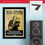 Neil Young with Deathcab For Cut (2008) - Concert Poster - 13 x 19 inches