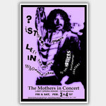Frank Zappa (1967) - Concert Poster - 13 x 19 inches