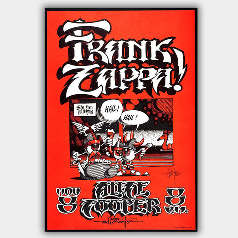 Frank Zappa with Alice Cooper (1968) - Concert Poster - 13 x 19 inches