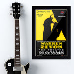 Warren Zevon (1995) - Concert Poster - 13 x 19 inches